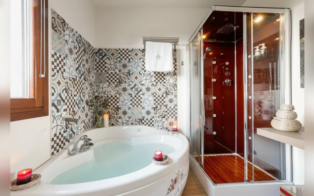 Camera con bagno privato — B&B La Lavanda, angolo Ca' Bacchino (foto 39)