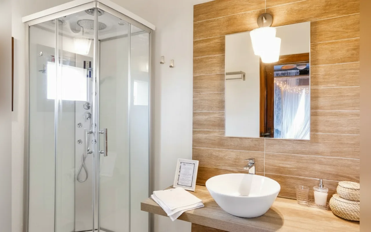 Camera con bagno privato — B&B La Lavanda, angolo Ca' Bacchino (foto 41)