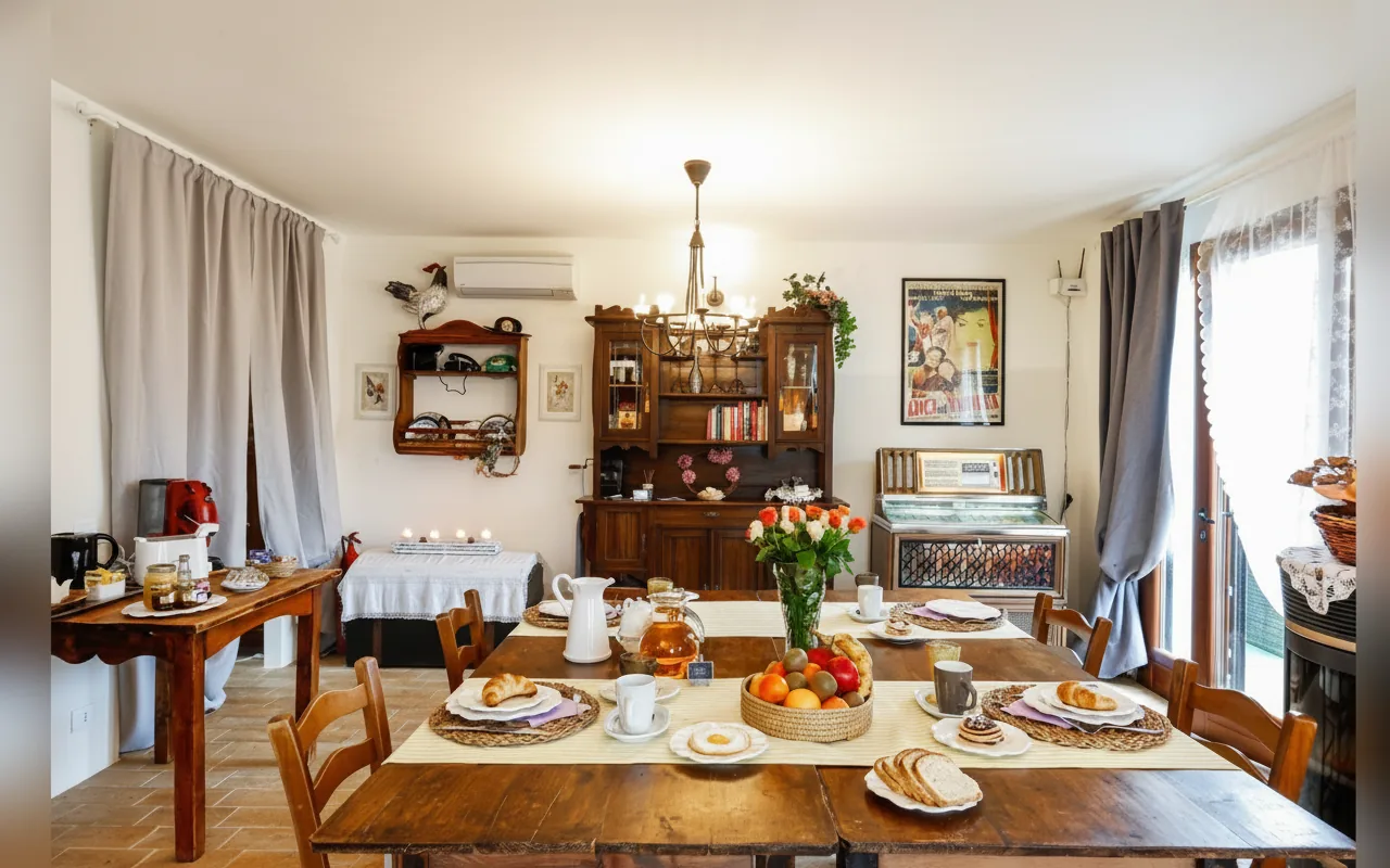 Camera con bagno privato — B&B La Lavanda, angolo Ca' Bacchino (foto 48)